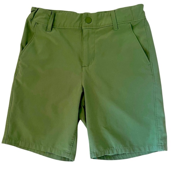 Janie and Jack Olive Green Everywhere Quick Dry Shorts Boys Size 8 - Picture 1 of 4